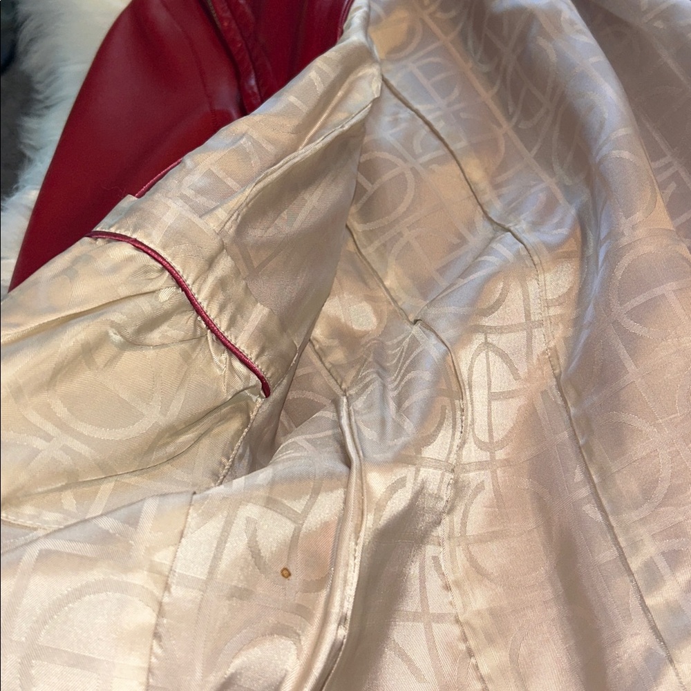 Cole Haan Red Leather Jacket - Picture 13 of 13